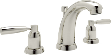 single sink modern vanity Rohl Lavatory Faucet POLISHED NICKEL Transitional