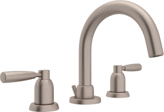 2 bowl bathroom sink Rohl Lavatory Faucet SATIN NICKEL Transitional