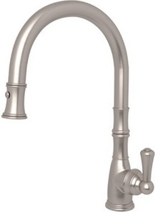 hand shower for garden Rohl Kitchen Faucet SATIN NICKEL Traditional