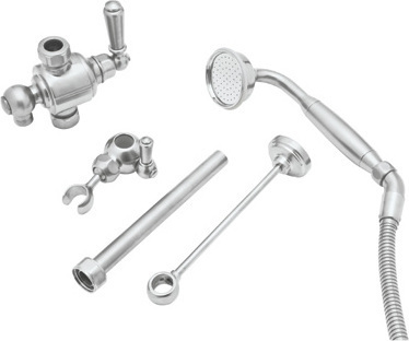 tub mount faucet with shower Rohl N/A POLISHED CHROME Traditional