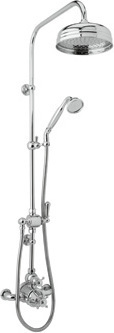8 rain Rohl Thermostatic Shower POLISHED CHROME Traditional