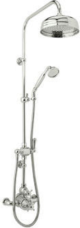 matte black shower system with tub spout Rohl Thermostatic Shower POLISHED NICKEL Traditional