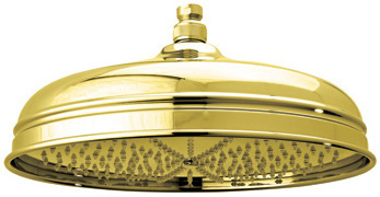 12 inch shower head Rohl Showerhead Inca Brass Traditional