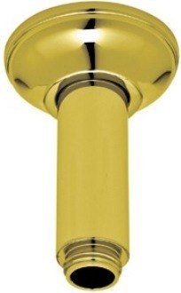 shower handheld mount Rohl Shower Arm Inca Brass Traditional