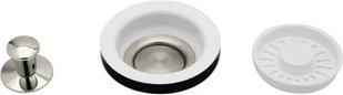 white sink flange Rohl KITCHEN ACCESSORIES Polished Nickel Multiple
