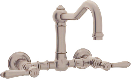 faucet attachment for kitchen sink Rohl Kitchen Faucet Satin Nickel Traditional
