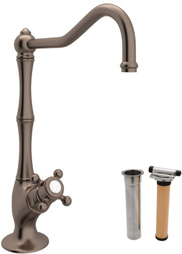 shower tap Rohl KITCHEN FILTRATION Tuscan Brass Traditional