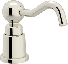 pull down brushed nickel kitchen faucet Rohl KITCHEN ACCESSORIES Polished Nickel Traditional