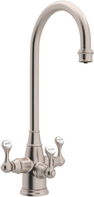 satin nickel shower Rohl Kitchen Filtration Polished Nickel Traditional