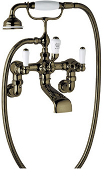 shower set with hand shower Rohl N/A English Bronze Traditional