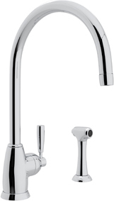 hand shower for garden Rohl Kitchen Faucet Polished Chrome Modern