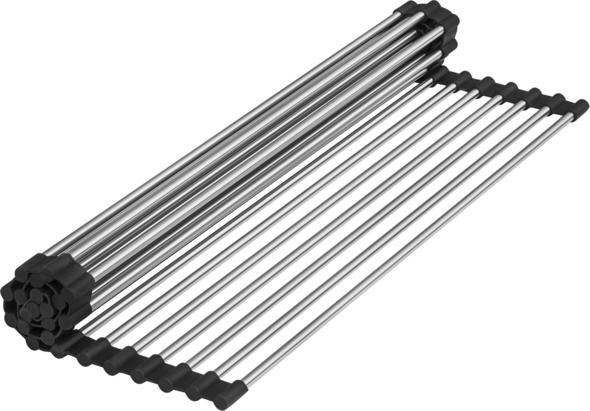 plastic strainer for kitchen Ruvati Accessories Stainless Steel / Black