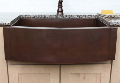 single kitchen sink for sale Sierra Copper Antique