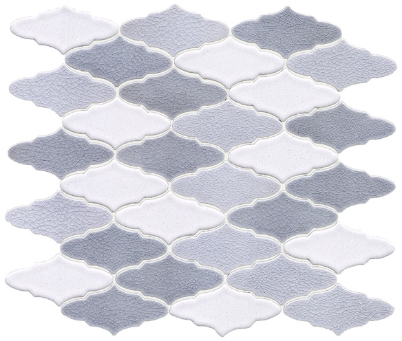 mixed mosaic tile backsplash Soci
