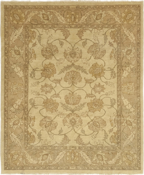 contemporary rugs for living room Solo Rugs PAK OUSHAK Rugs Beige Oushak; 9x8