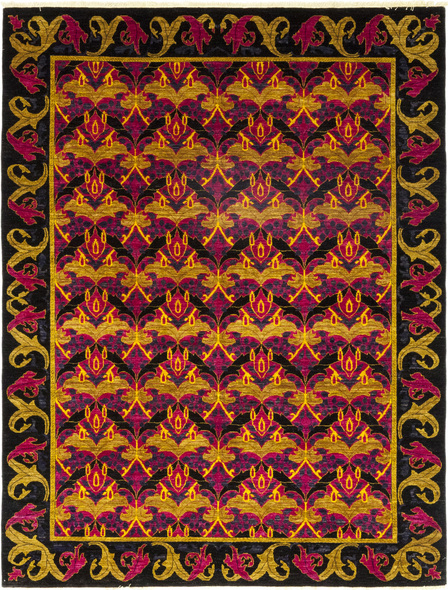  Solo Rugs PAK ARTS & CRAFTS Rugs Purple Arts & Crafts; 11x8