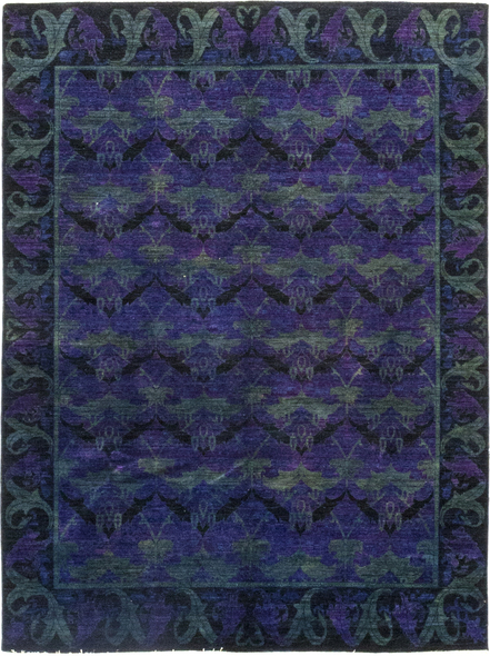  Solo Rugs PAK ARTS & CRAFTS Rugs Purple Arts & Crafts; 9x7