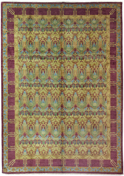 area floor rugs Solo Rugs PAK ARTS & CRAFTS Rugs Yellow Arts & Crafts; 13