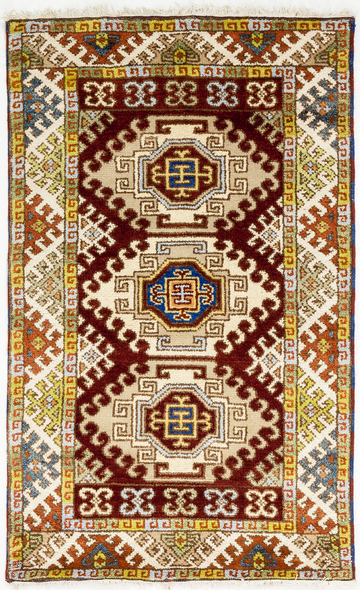  Solo Rugs INDO ARDABIL Rugs Red Kazak; 5