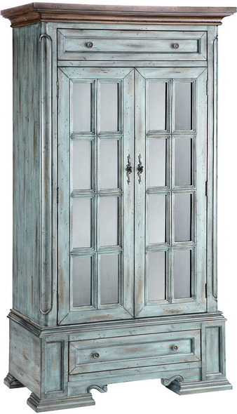 3 door credenza Stein World Cabinet / Credenza Chests and Cabinets Moonstone Blue Transitional