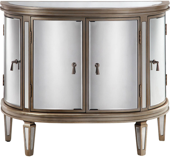 Stein World Cabinet / Credenza Chests and Cabinets Champagne, Hand-Painted Traditional