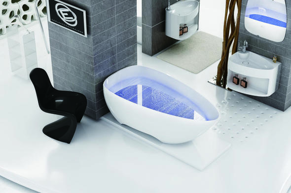 fit over bathtub Streamline Bath Bathroom Tub White Soaking Freestanding Tub