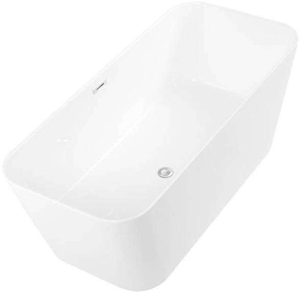 oval garden tub Streamline Bath Bathroom Tub White Soaking Freestanding Tub