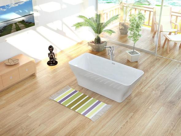 tub over tub installation Streamline Bath Set of Bathroom Tub and Faucet Free Standing Bath Tubs White Soaking Freestanding Tub
