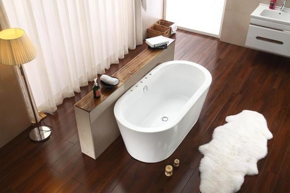 standing tub bathroom ideas Streamline Bath Bathroom Tub White Soaking Freestanding Tub