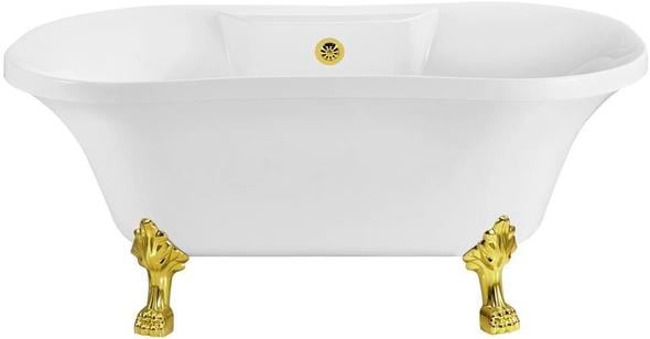 oval soaking tub Streamline Bath Bathroom Tub White Soaking Clawfoot Tub
