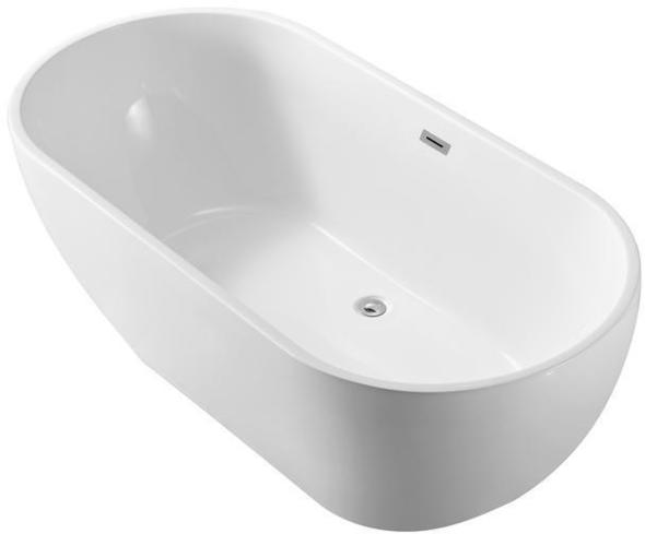 free standing bathroom Streamline Bath Bathroom Tub White Soaking Freestanding Tub