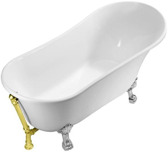freestanding bathtub sets Streamline Bath Bathroom Tub White Soaking Clawfoot Tub