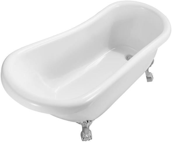 freestanding bath in wet room Streamline Bath Bathroom Tub White Soaking Clawfoot Tub