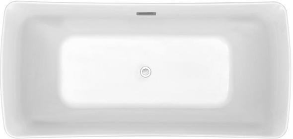 double tub Streamline Bath Bathroom Tub White Soaking Freestanding Tub