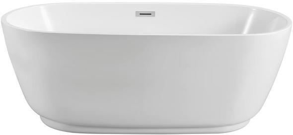 freestanding bath feet Streamline Bath Bathroom Tub White Soaking Freestanding Tub