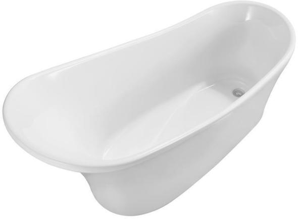 solid wood bathtub Streamline Bath Bathroom Tub White Soaking Freestanding Tub