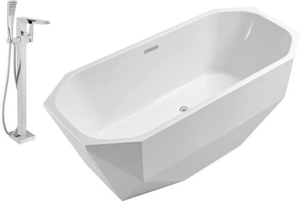used claw foot tubs for sale Streamline Bath Set of Bathroom Tub and Faucet White Soaking Freestanding Tub