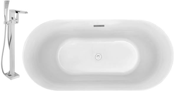 best drain stopper for bathtub Streamline Bath Set of Bathroom Tub and Faucet Black Soaking Freestanding Tub