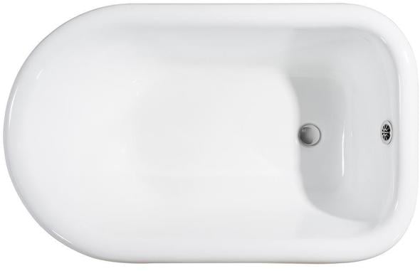 white claw tub Streamline Bath Bathroom Tub White Soaking Clawfoot Tub