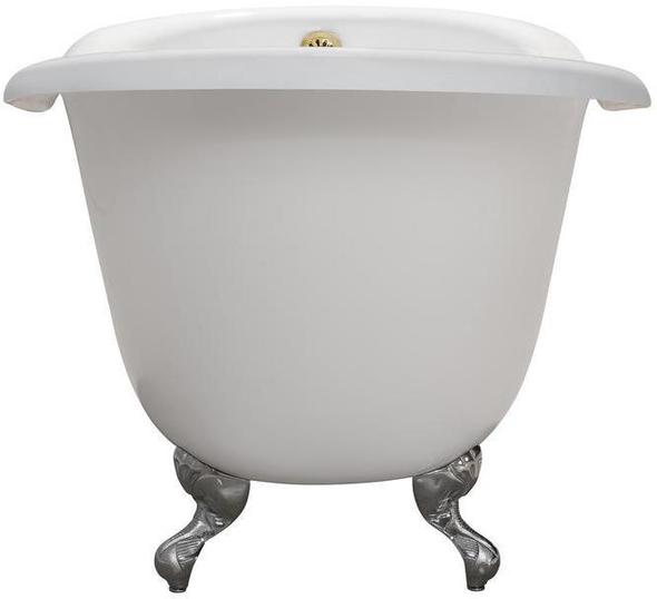 bath set for bathroom Streamline Bath Bathroom Tub White Soaking Clawfoot Tub