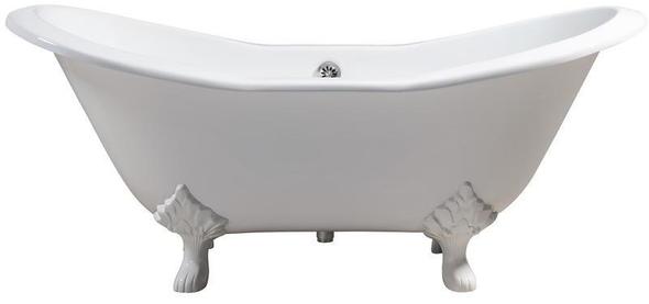 self filling bathtubs Streamline Bath Bathroom Tub White  Soaking Clawfoot Tub
