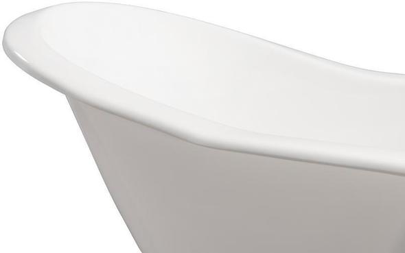 59 bathtub Streamline Bath Bathroom Tub White  Soaking Freestanding Tub