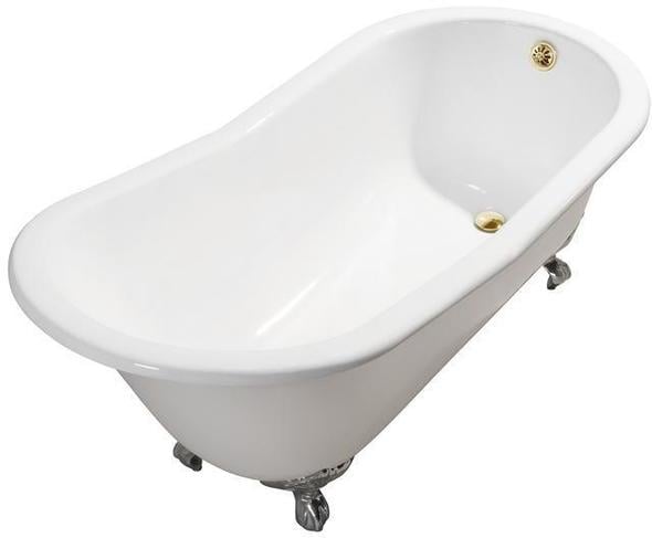 best bathtub shower doors Streamline Bath Bathroom Tub White Soaking Clawfoot Tub
