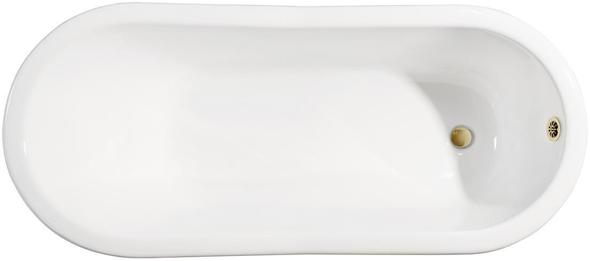 freestanding bathtub brands Streamline Bath Bathroom Tub White Soaking Clawfoot Tub