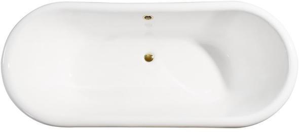 bear in a bathtub Streamline Bath Bathroom Tub White Soaking Clawfoot Tub