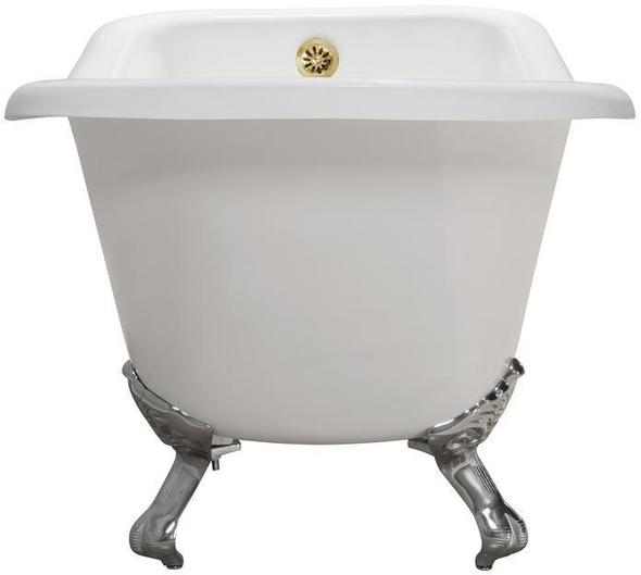 home tubs Streamline Bath Bathroom Tub White Soaking Clawfoot Tub