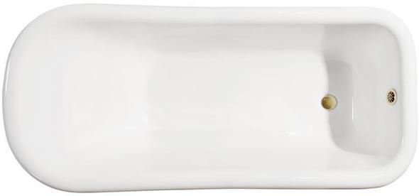 best freestanding bathtubs Streamline Bath Bathroom Tub White Soaking Clawfoot Tub