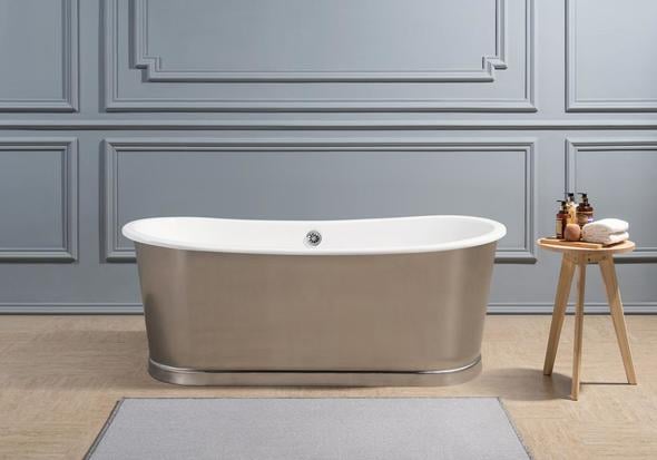 drain for free standing tub Streamline Bath Bathroom Tub Chrome  Soaking Freestanding Tub