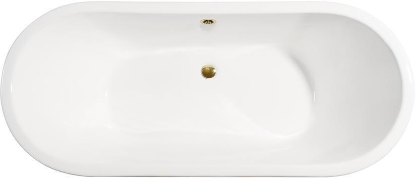 best bathroom jacuzzi tub Streamline Bath Bathroom Tub Chrome  Soaking Freestanding Tub