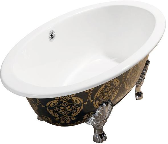 old bathtub spout Streamline Bath Bathroom Tub Green, Gold Soaking Clawfoot Tub